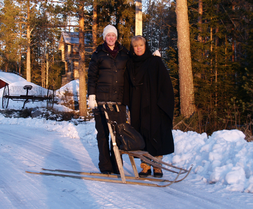 Mirjam Hägglöf och Lena Lindholm